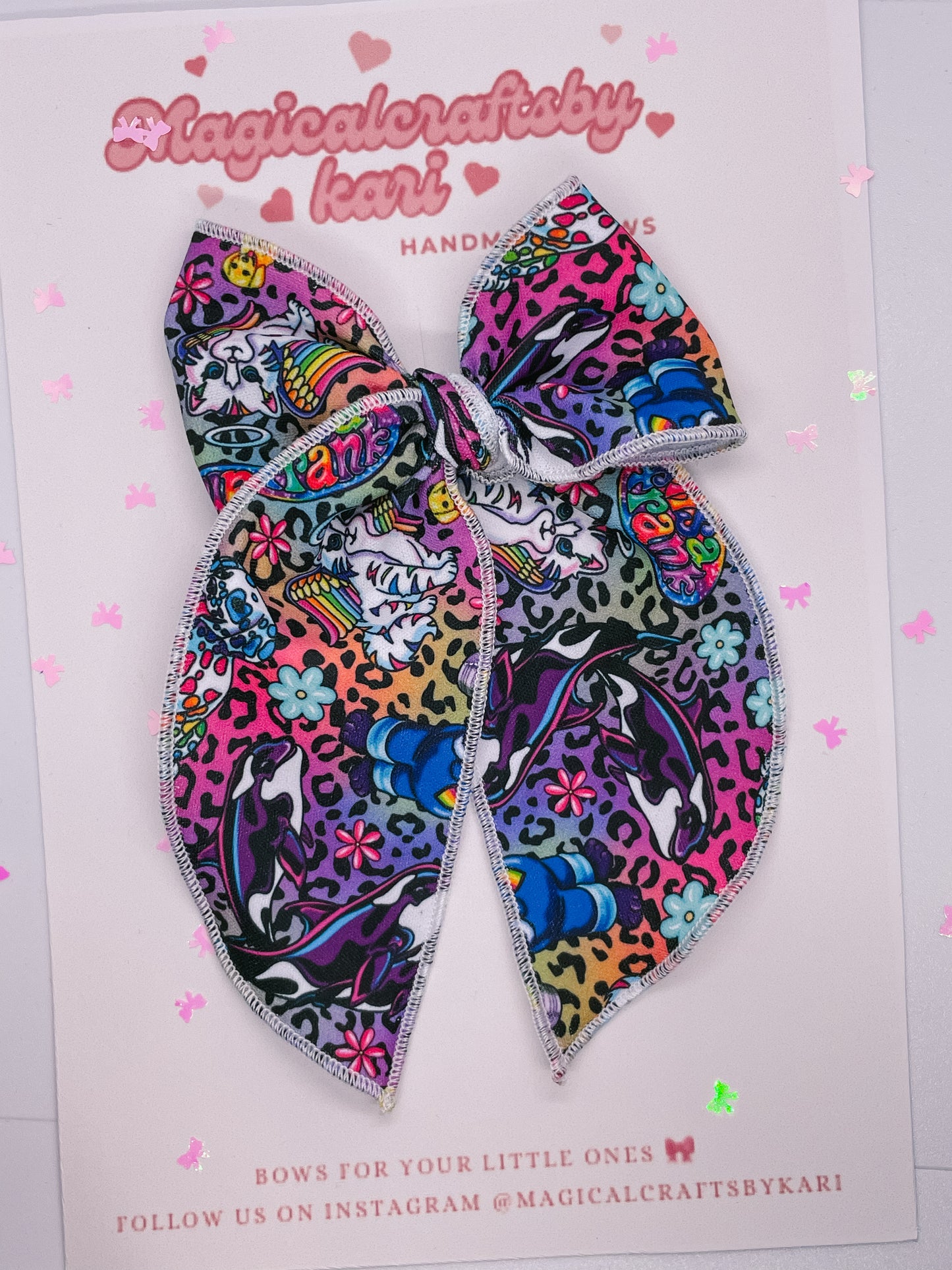 Colorful cheetah print š