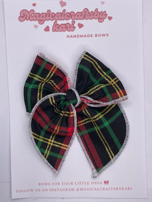 Shimmer plaid