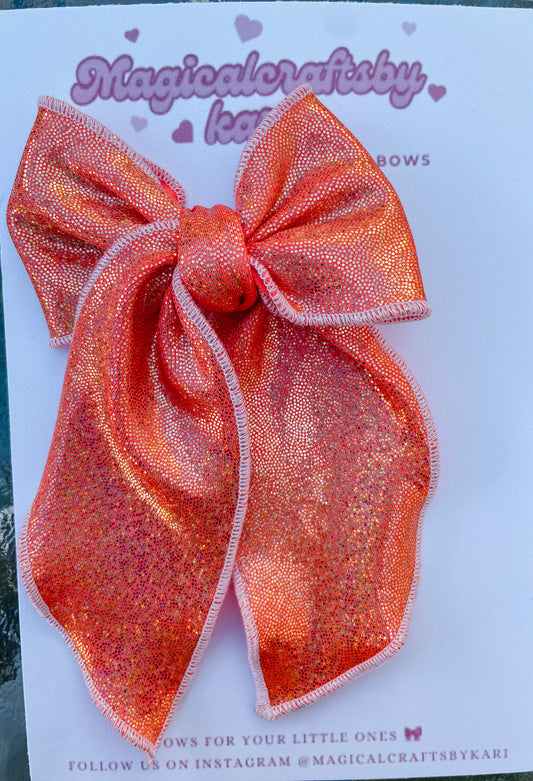 Holographic bow 🧡✨