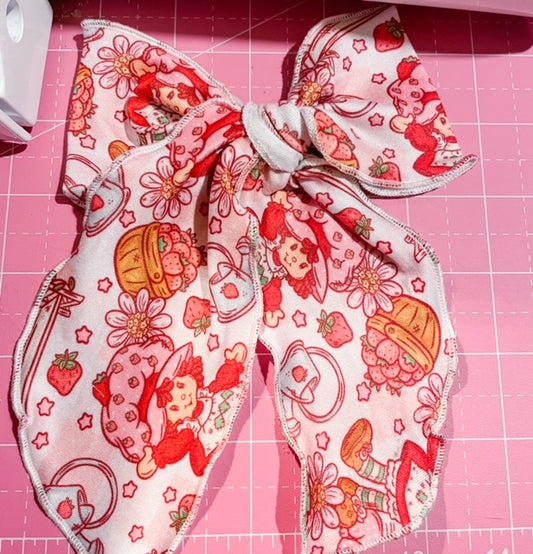 Pink Strawberry Fable Bow