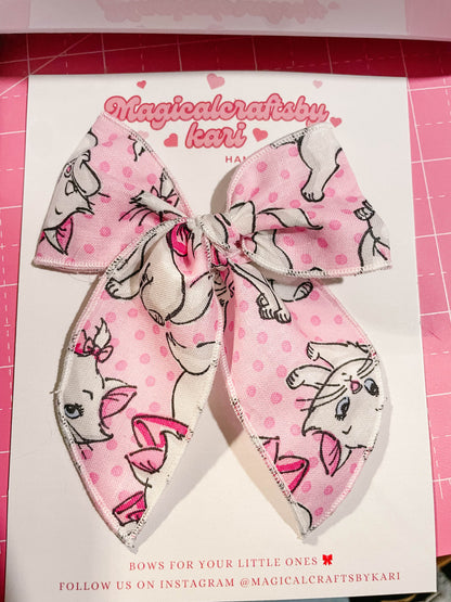 Pink Kitty Bow